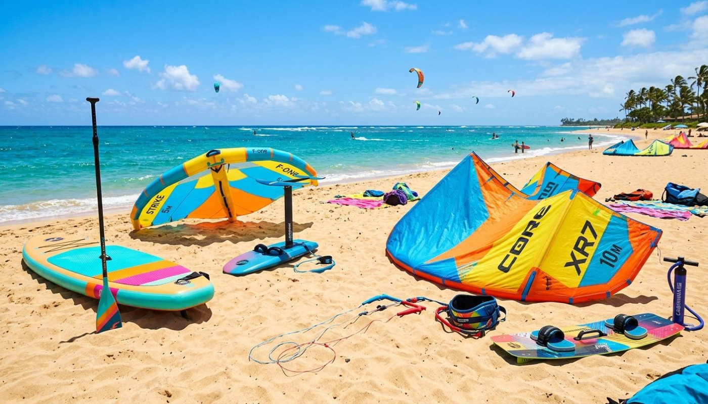 ¿Cómo elegir el equipo adecuado para kitesurf, SUP y wingfoil?
